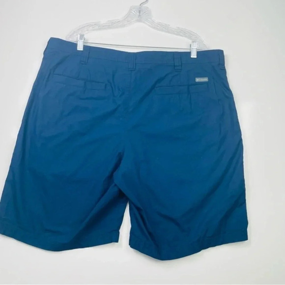 Columbia Men’s Khakis Chino Twill Cotton Navy Blue Shorts Size 40 - Picture 4 of 8